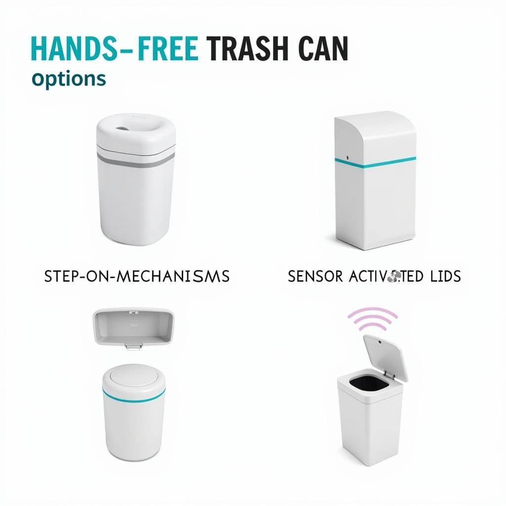 Hands-Free Trash Can Options for Hygiene