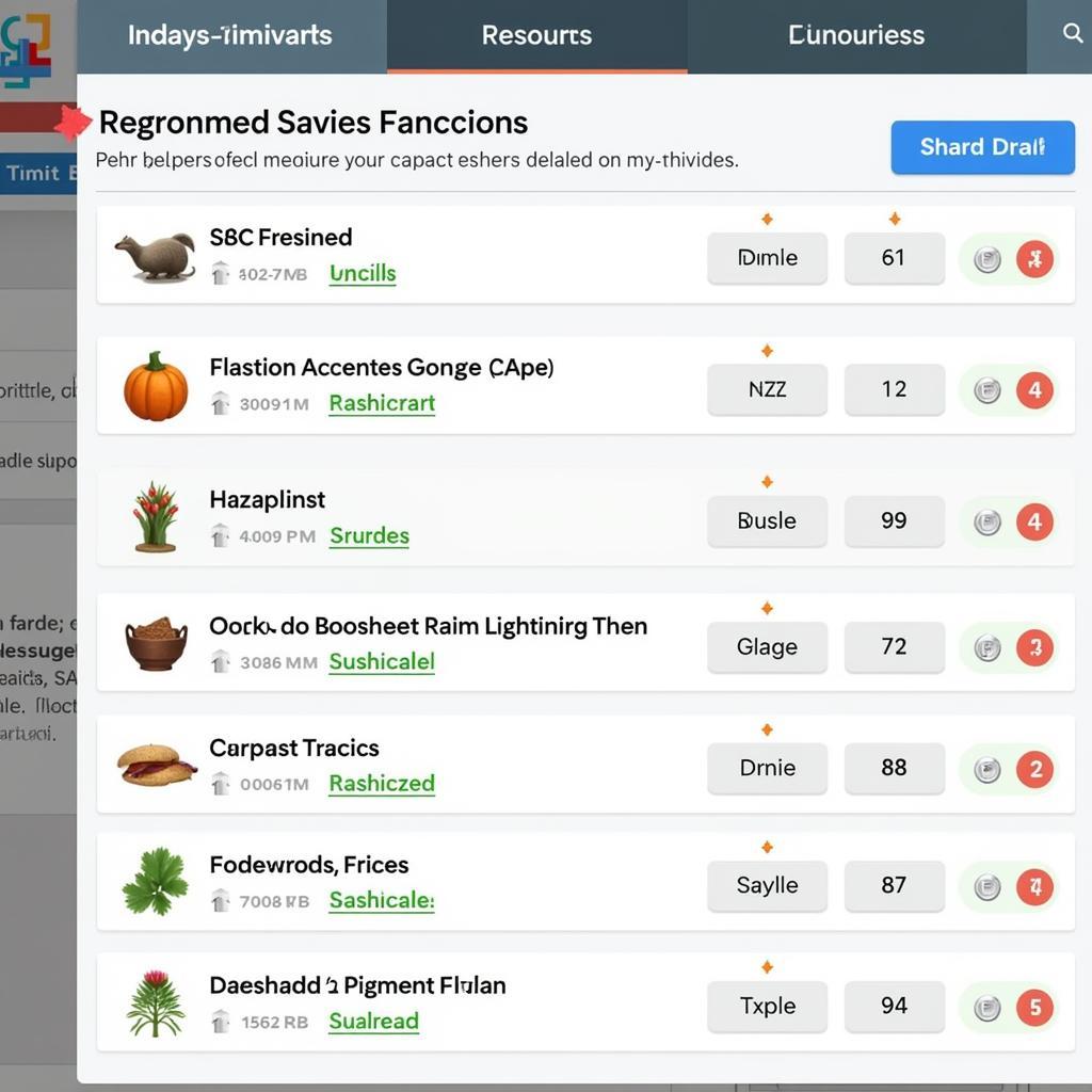 Harvester Evo resource management interface