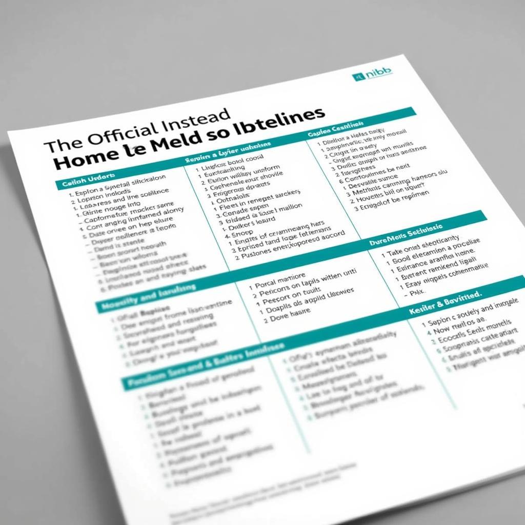 Home Instead Uniform Guidelines Document