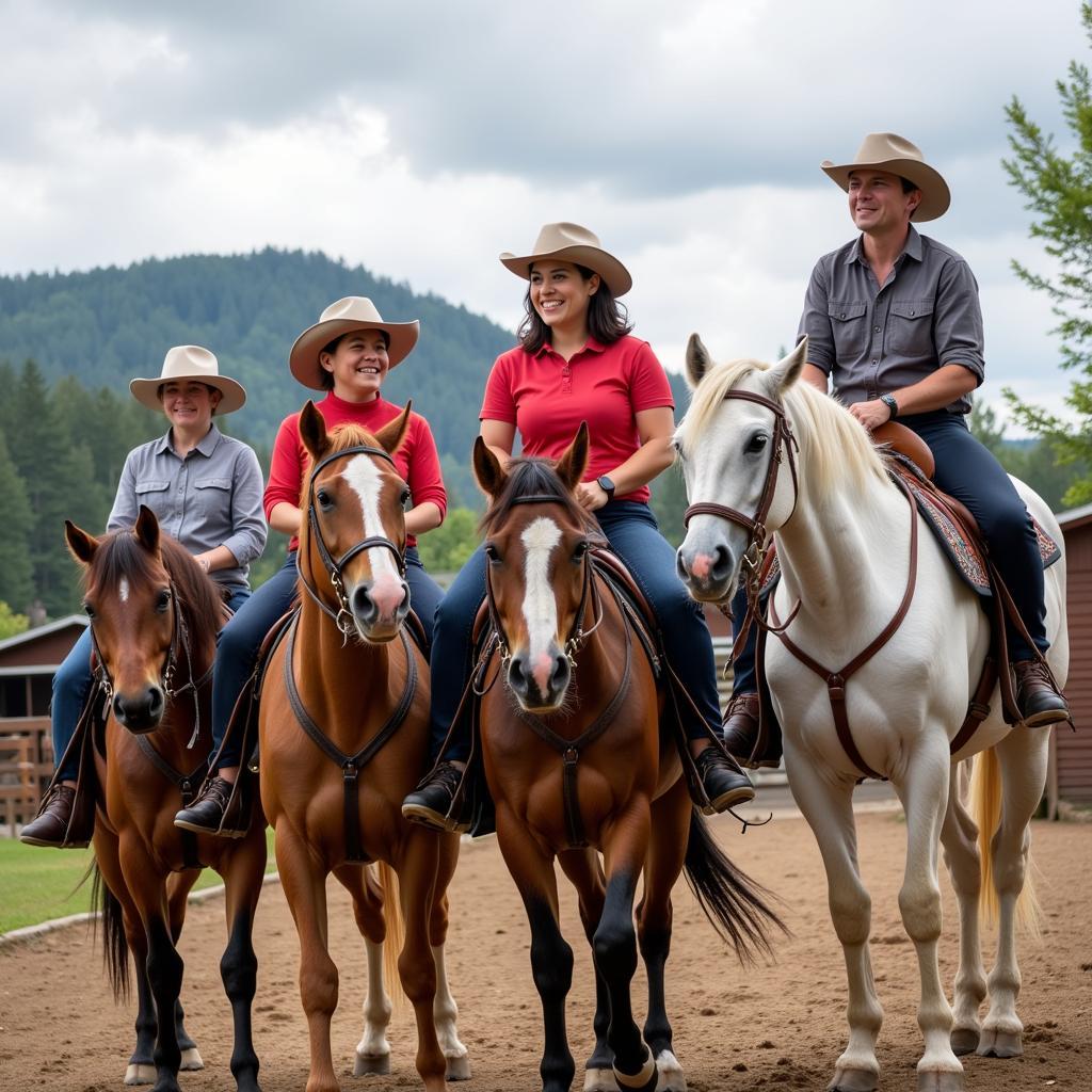 Horseback riding is adaptable to various fitness levels and offers both physical and mental health benefits.