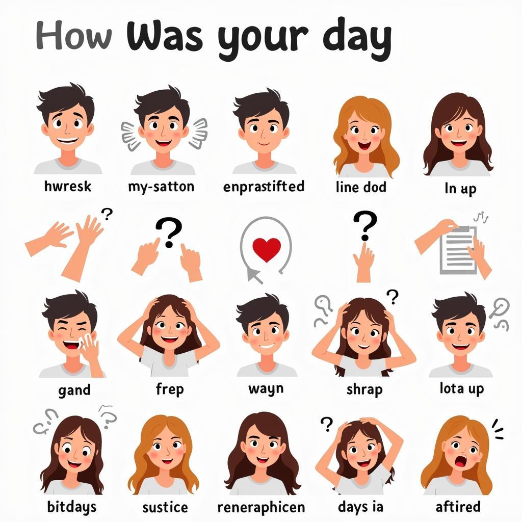 Different ways to respond to "How was your day"