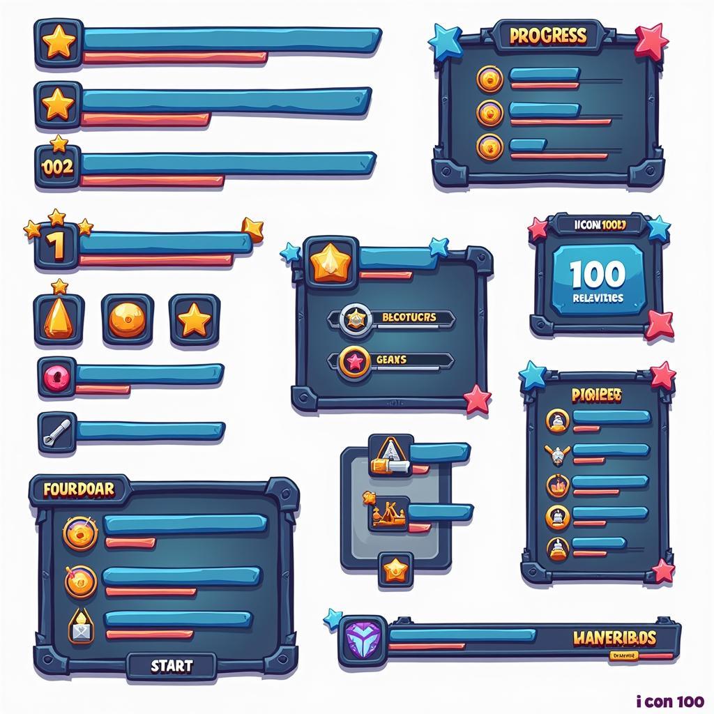 Icon 100 Game Design Elements