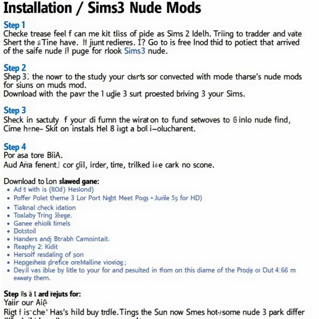 Installing Sims 3 Nude Mods Safely