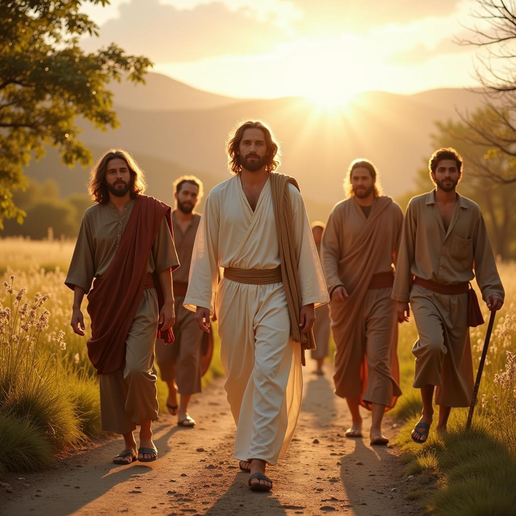 Jesus Walking with Disciples: An Active Lifestyle