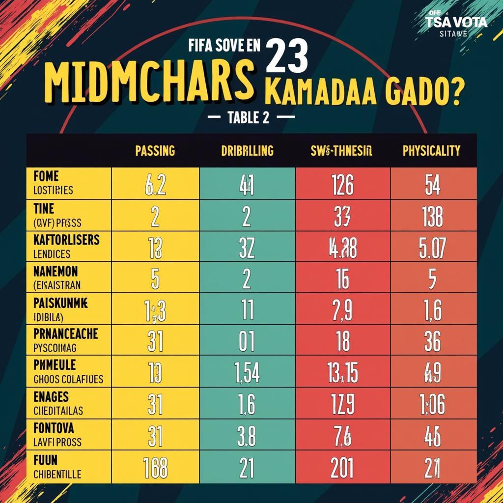 Kamada FIFA 23 Comparison