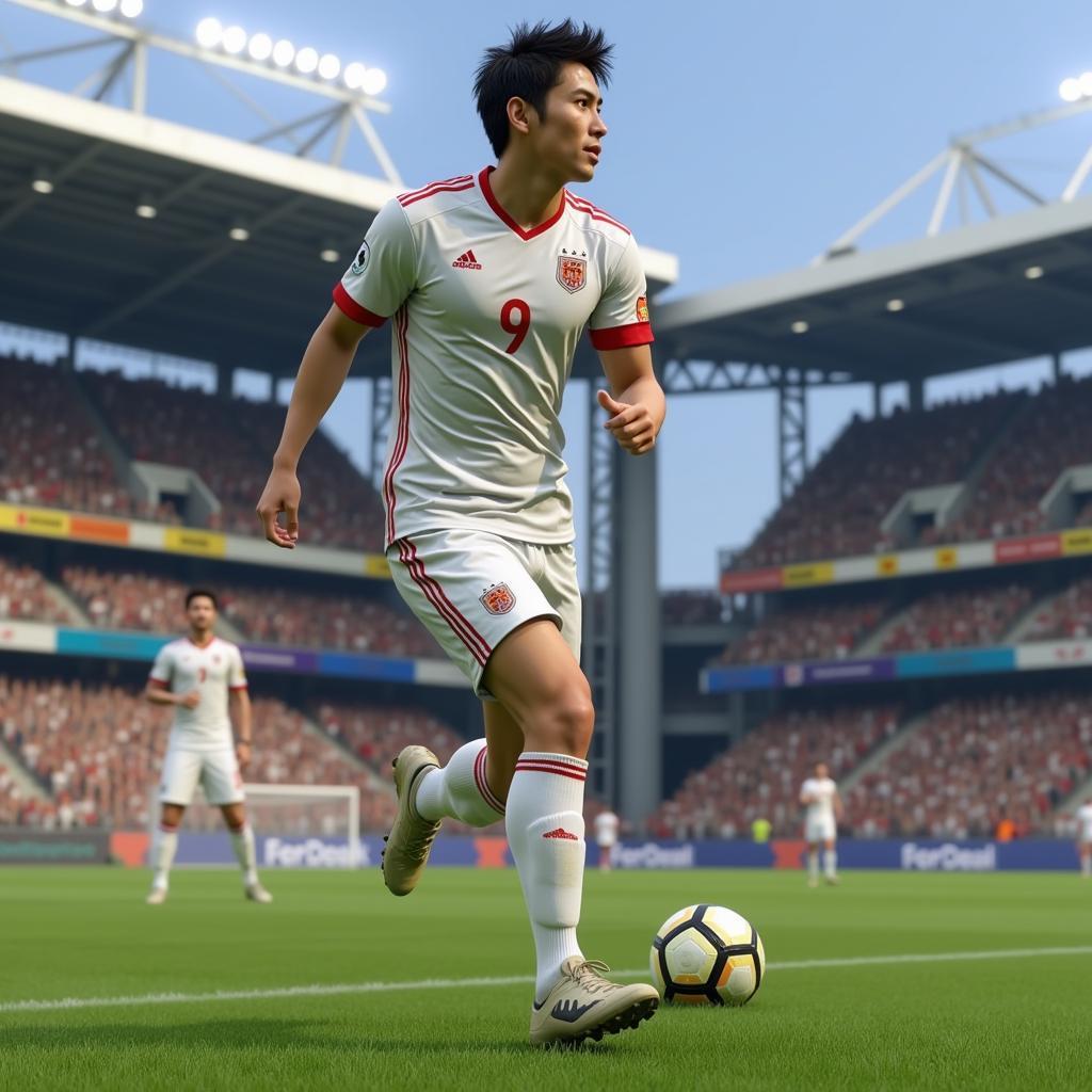 Kazuyoshi Miura in FIFA 23 In-Game Action