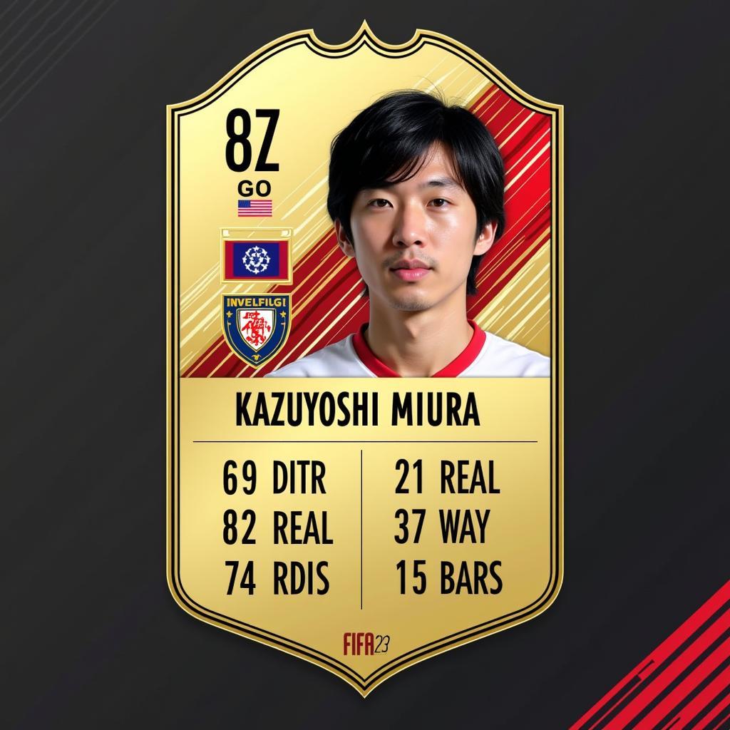 Kazuyoshi Miura FIFA 23 Player Card