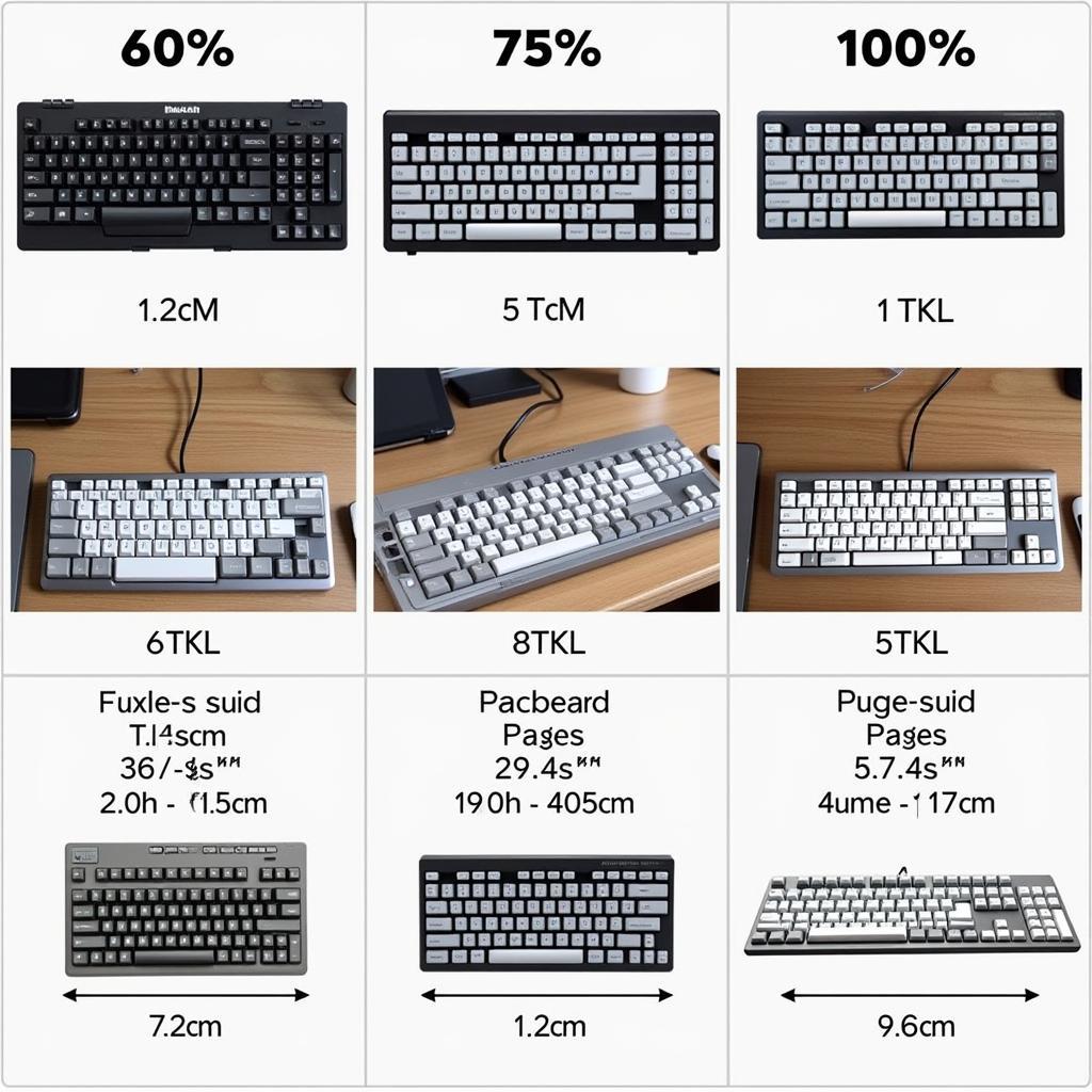 Different Keyboard Kit Sizes and Layouts