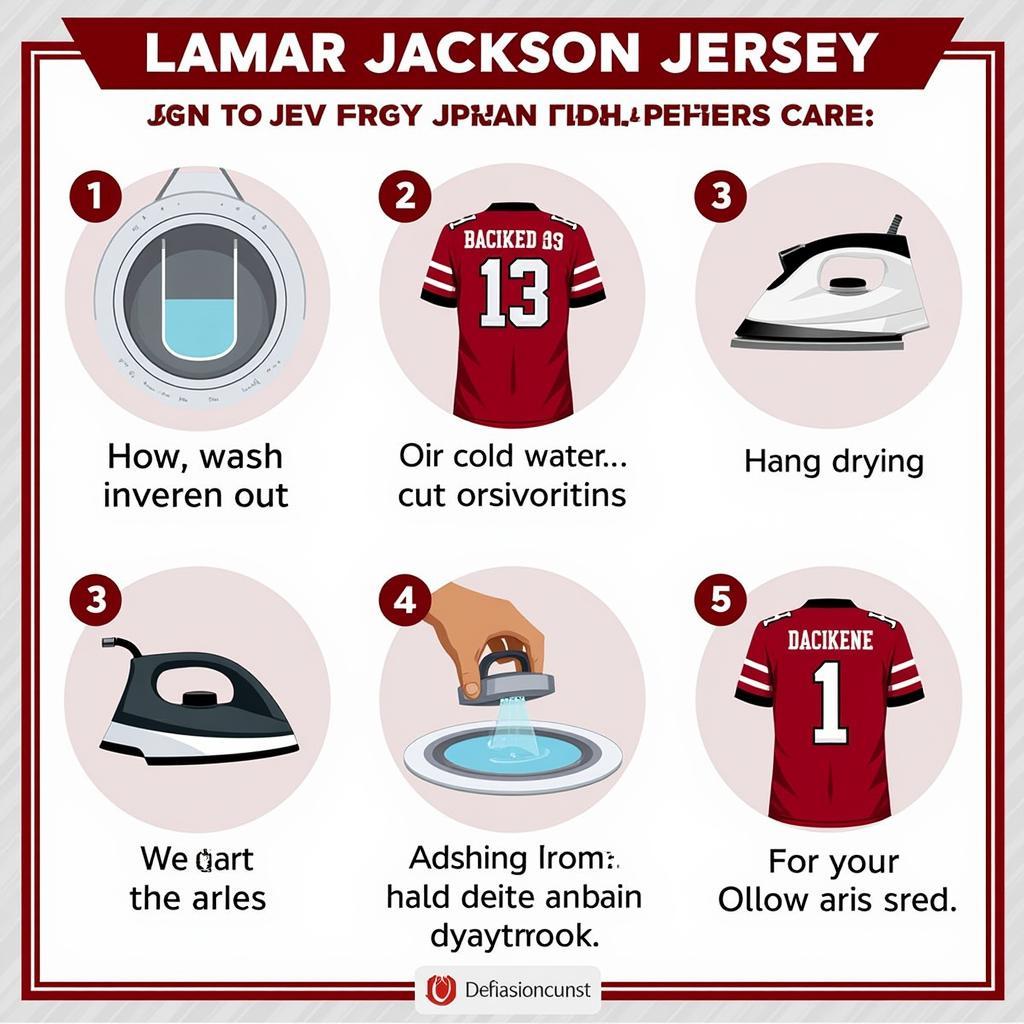 Caring for your Lamar Jackson Jersey