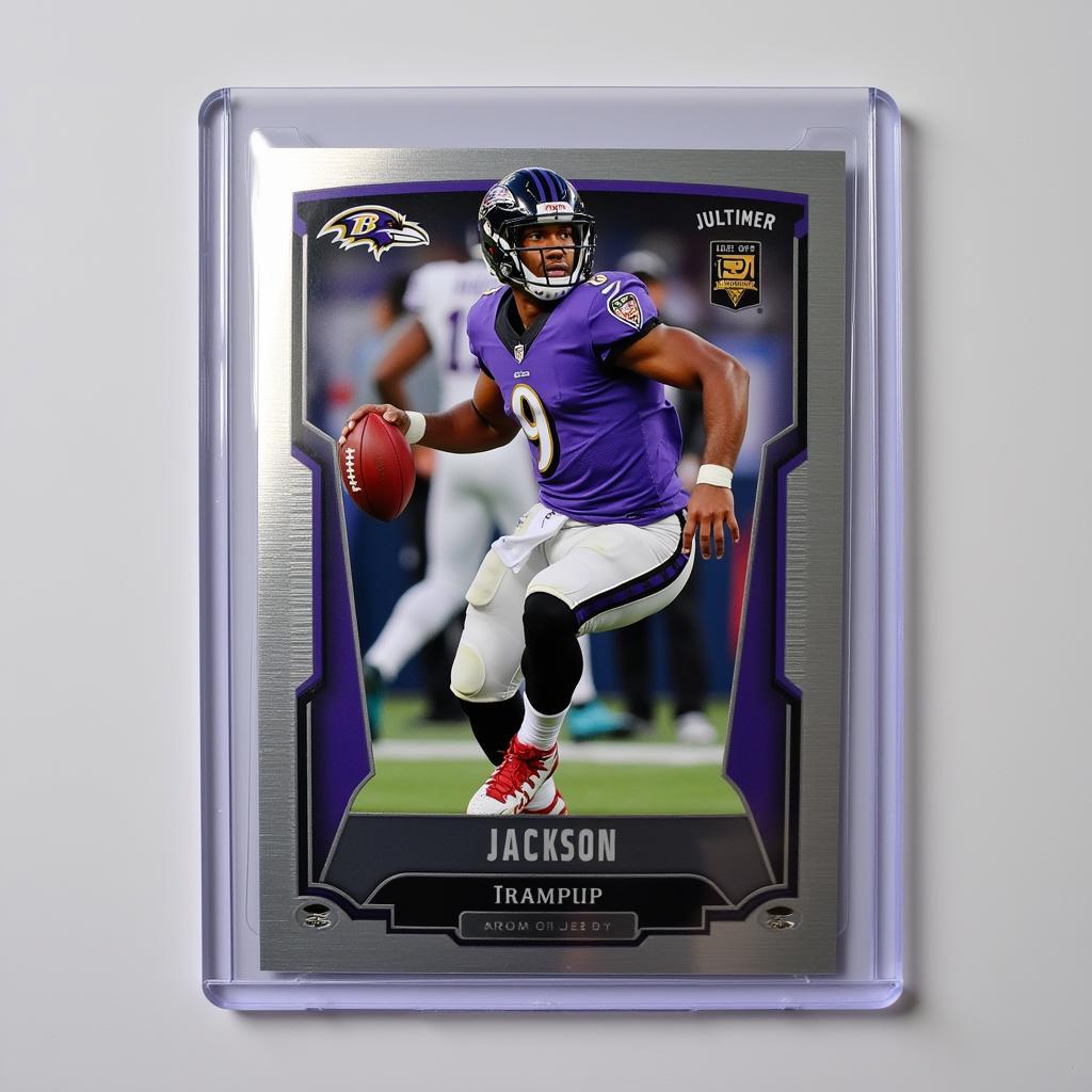 Lamar Jackson Rookie Card - NFL Panini Prizm Silver