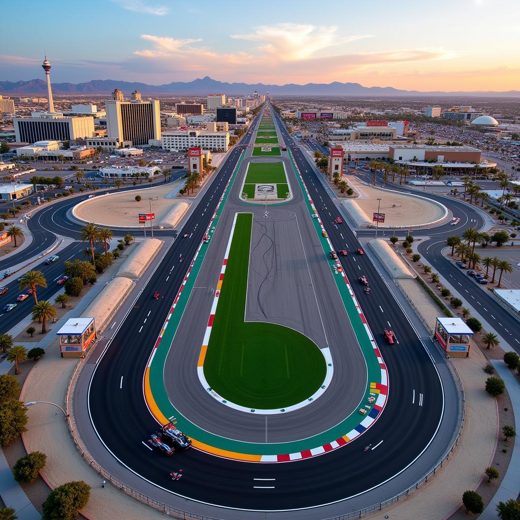 Las Vegas F1 Track Overview