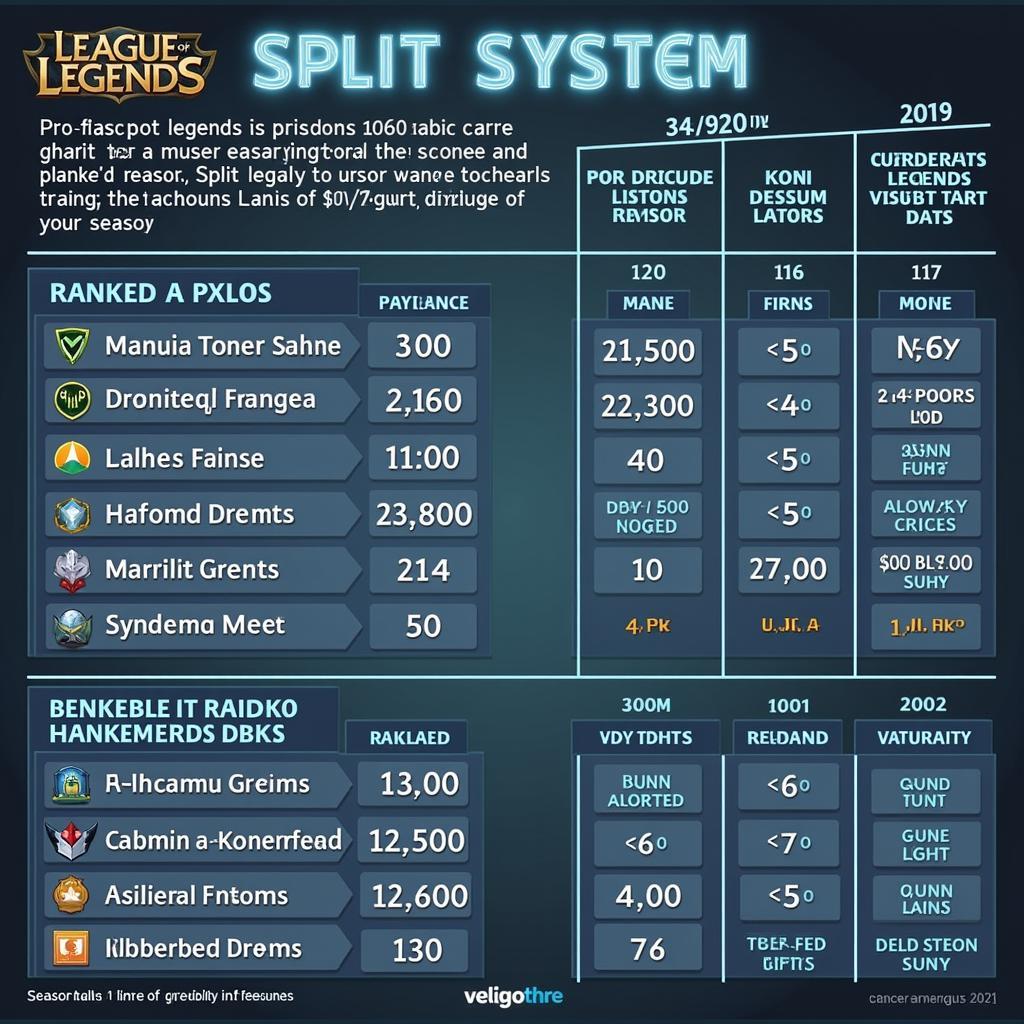 League of Legends split system explained