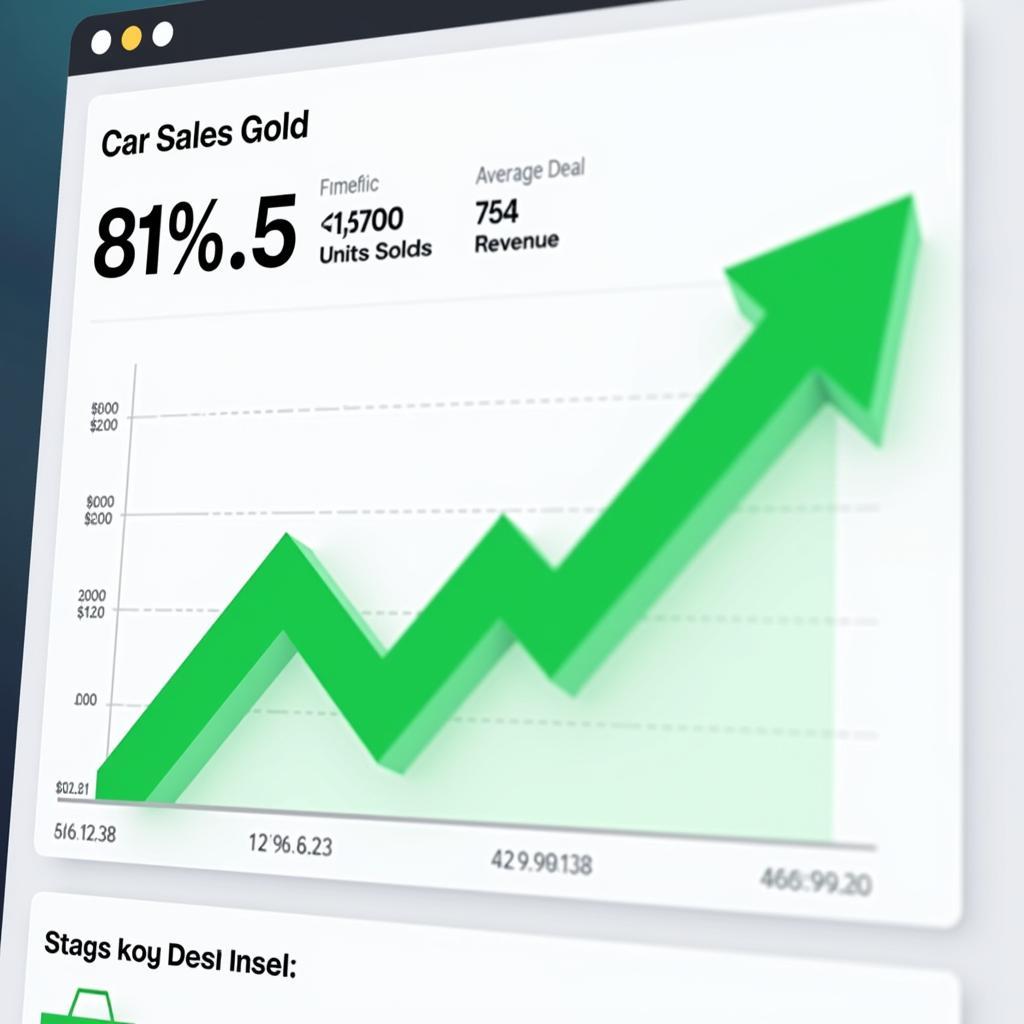 Dashboard Showing Increased Car Sales