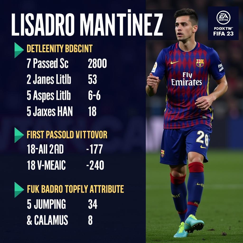 Lisandro Martinez FIFA 23 In-Game Stats