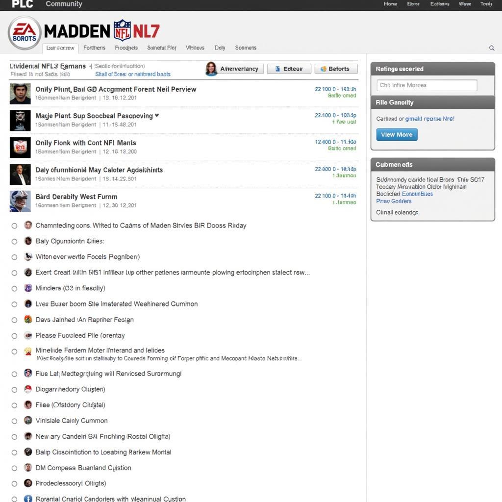 Madden NFL 07 Online Community Forums