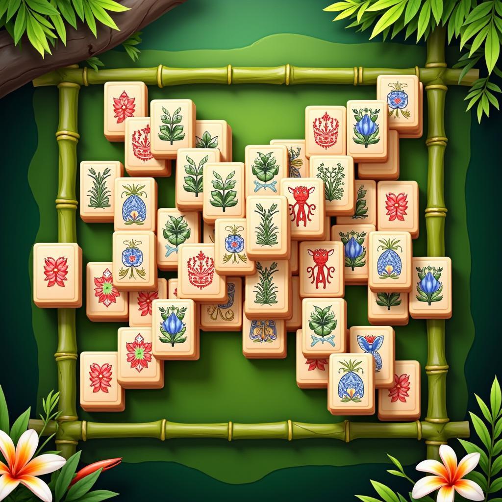 Mahjong Jungle Gameplay Screenshot