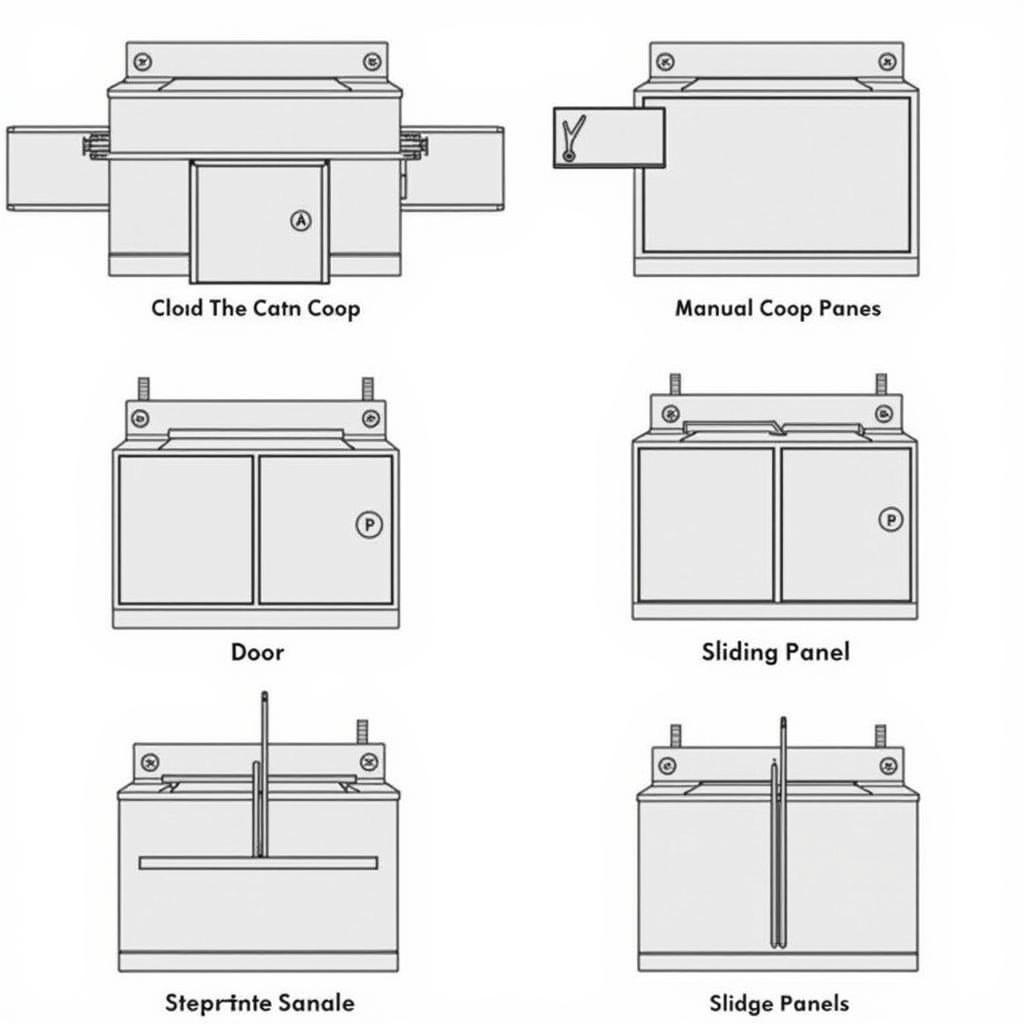 Various manual coop cap designs and their functionality