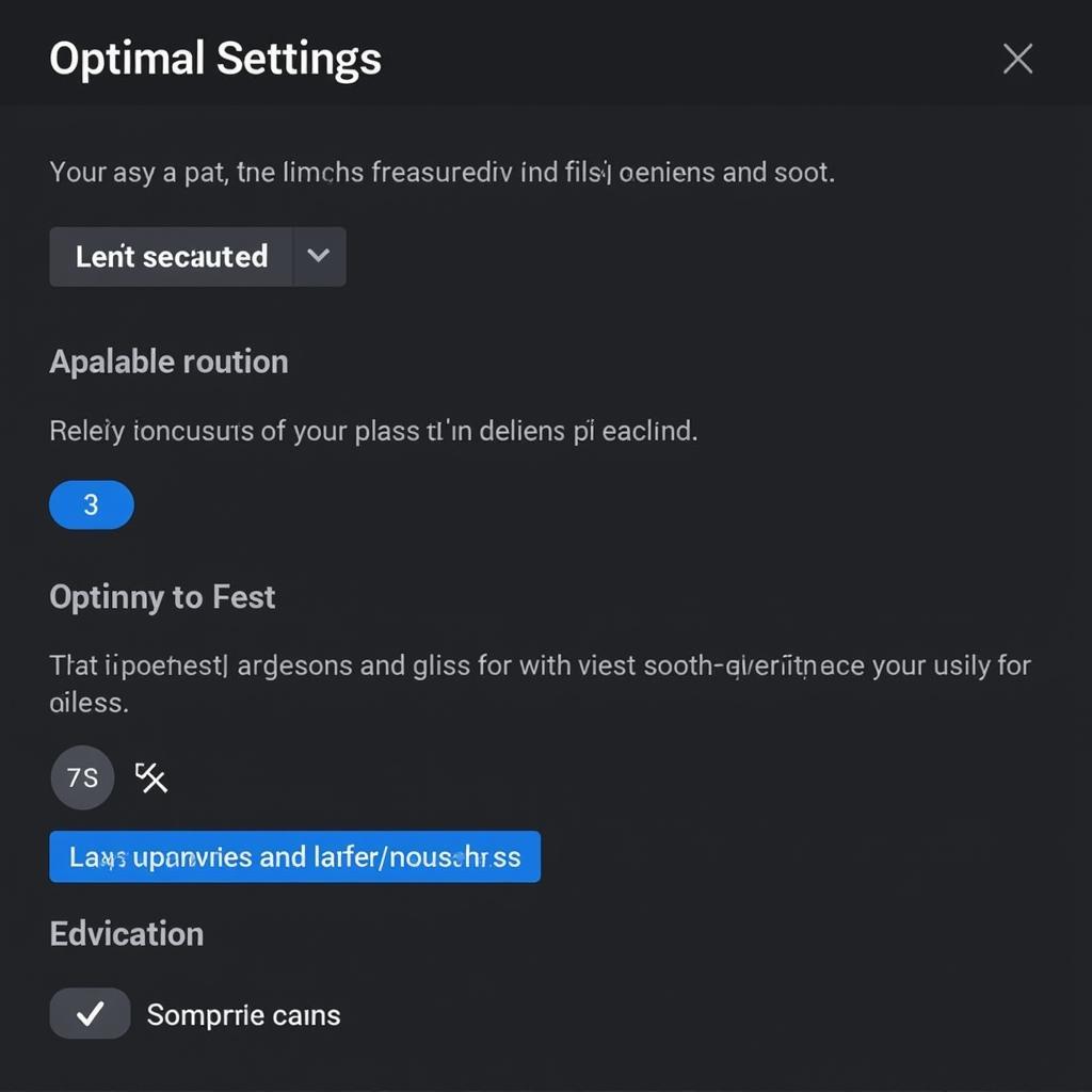 Mapps V Optimized Settings