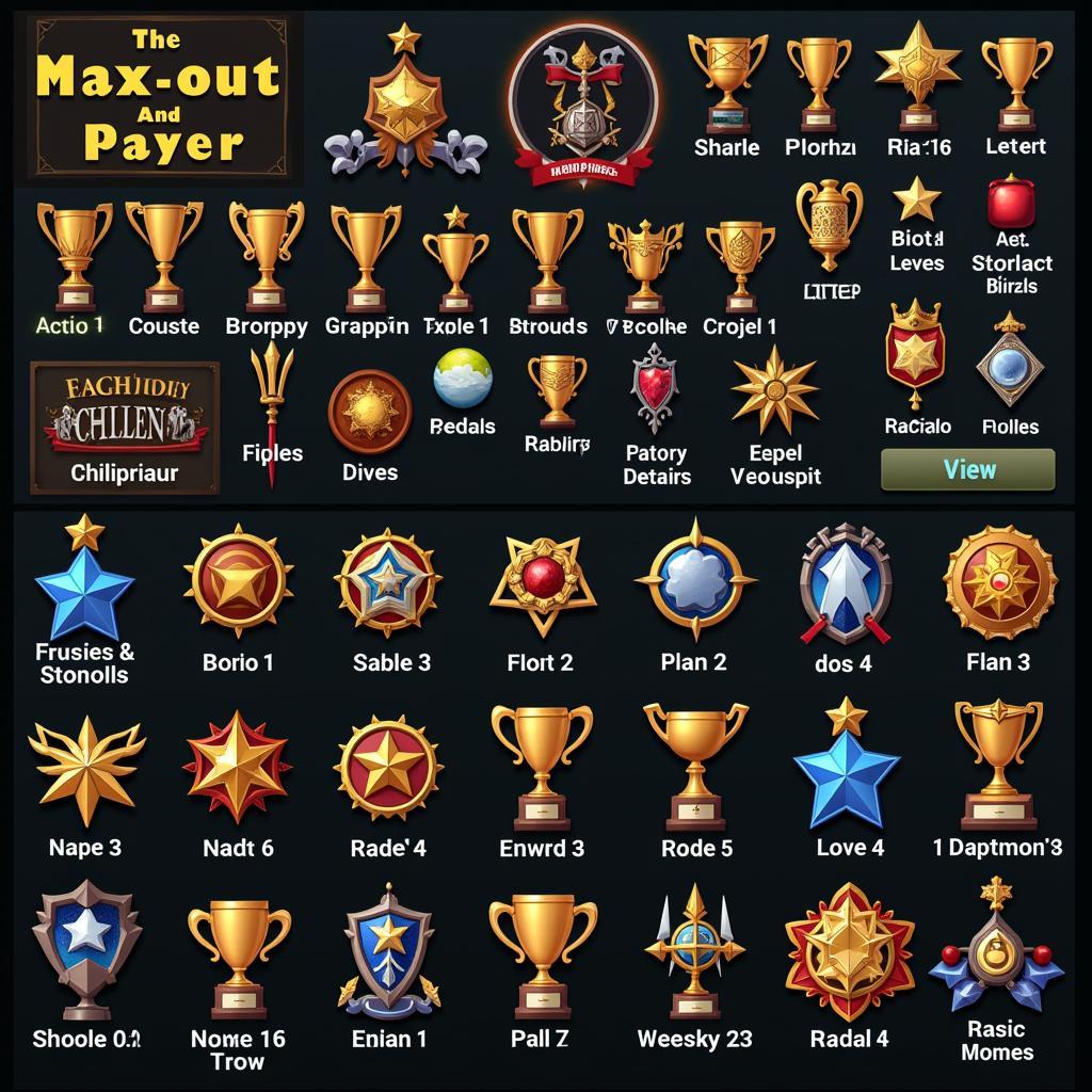 Maxed-Out Player Achievements Showcase