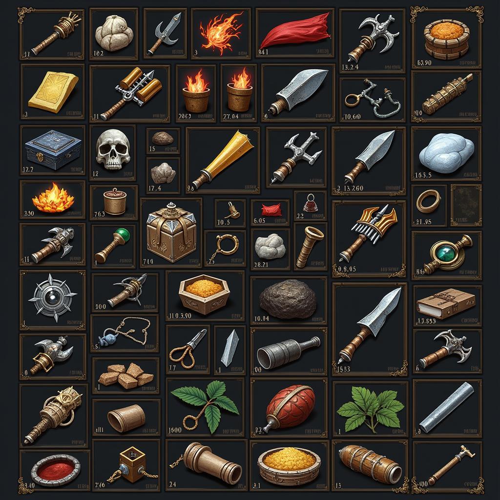 Maxed-Out Player Inventory Display