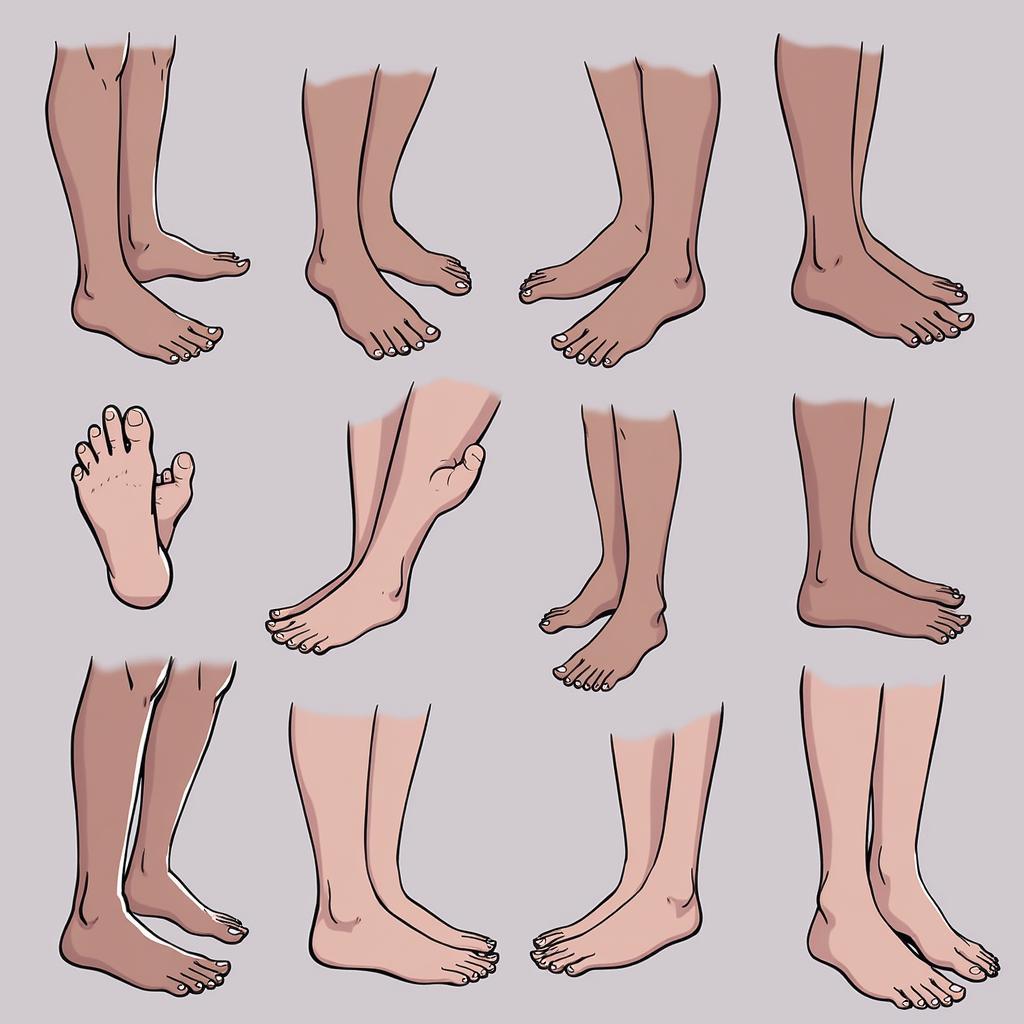 Fan art depicting Merrin's feet