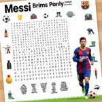 Messi Word Search Puzzle Example