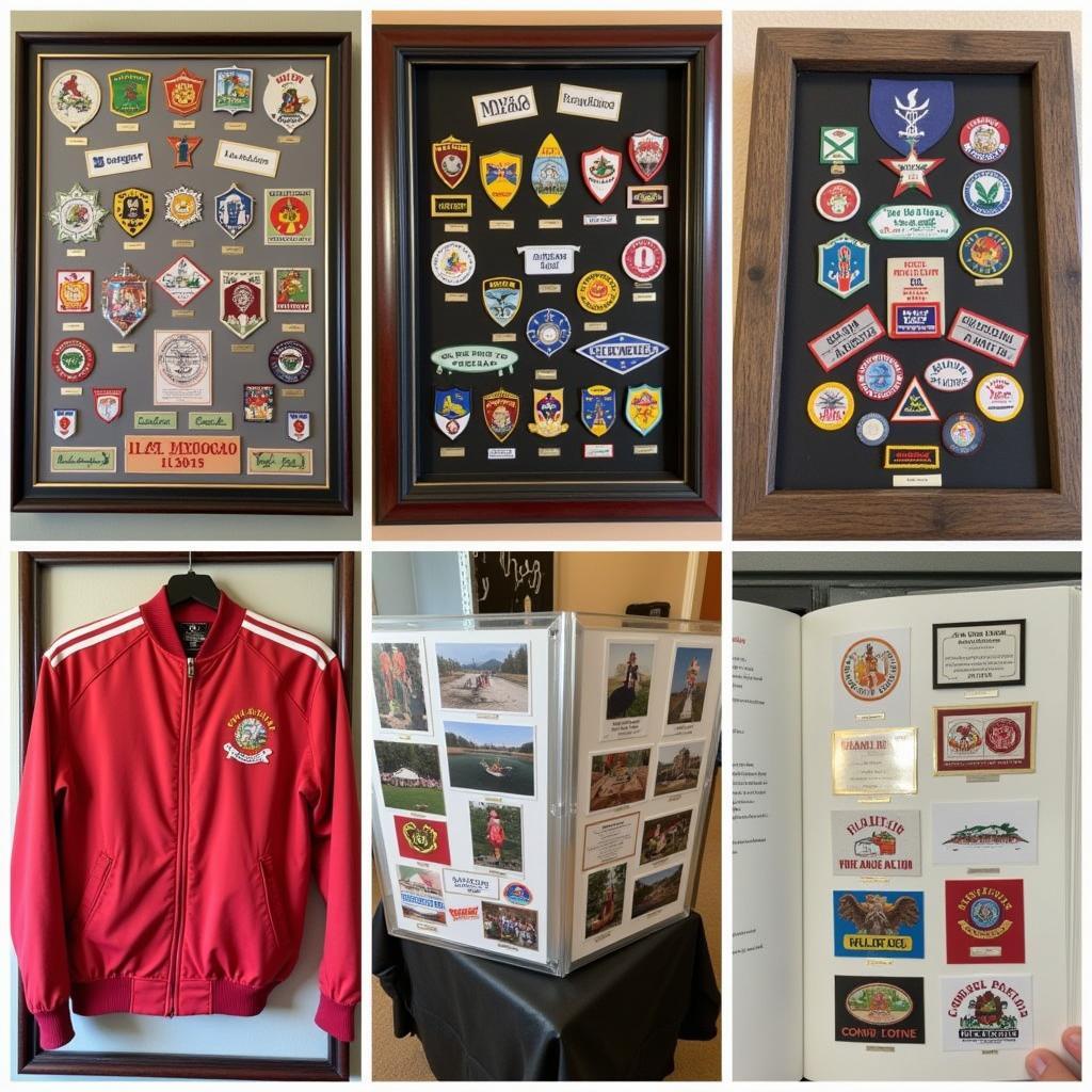 Creative ways to display and preserve a Mexico patch collection.