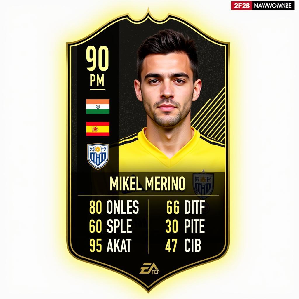 Mikel Merino's FC 24 Player Card