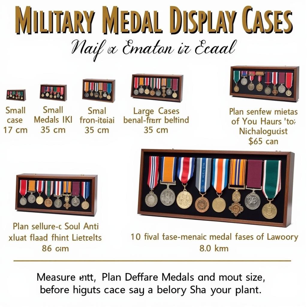 Military Medals Display Case Size Guide