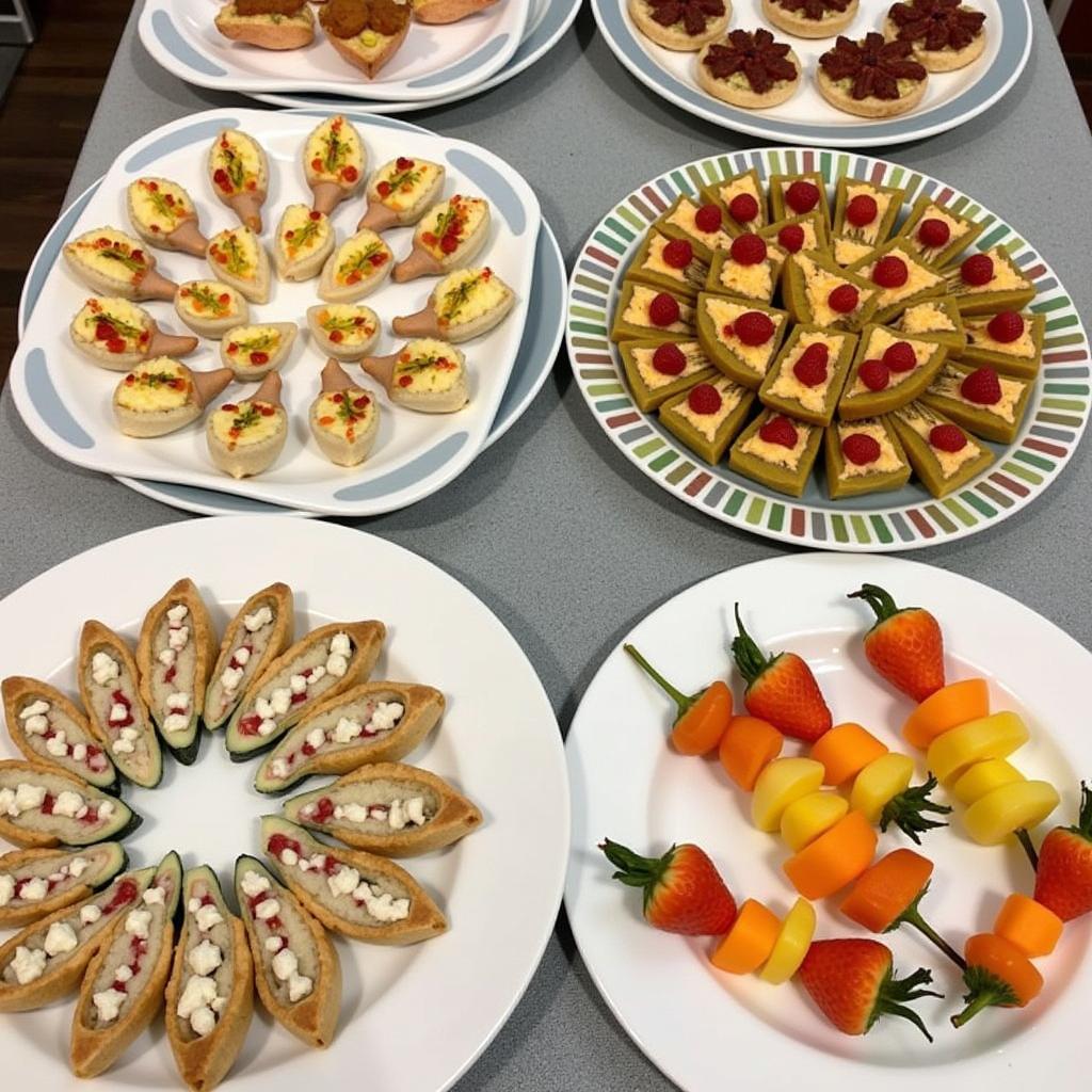 Food Served on Mingle Plates