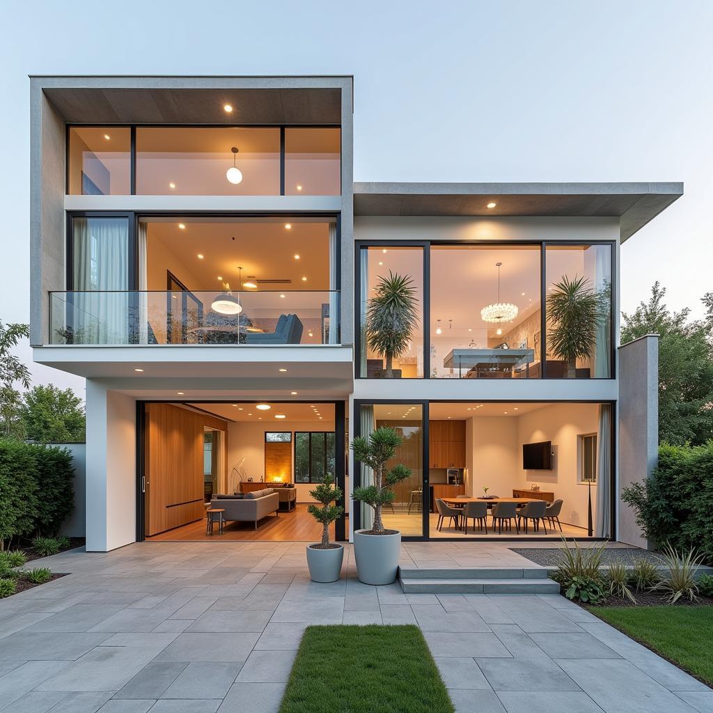 Modern Home with Four Zones