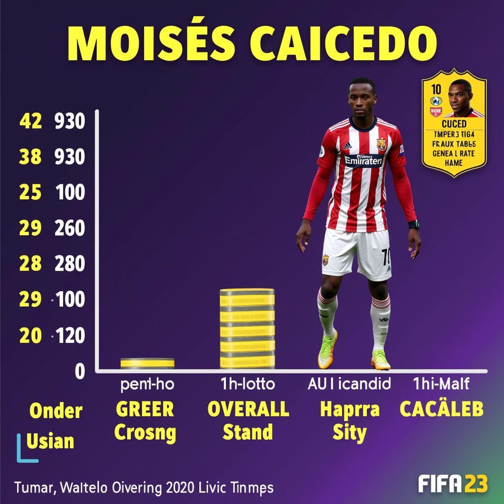 Moisés Caicedo FIFA 23 Potential