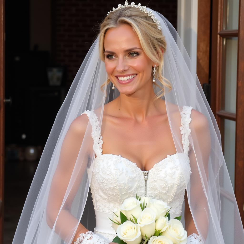 Molly Sims' stunning Marchesa wedding gown