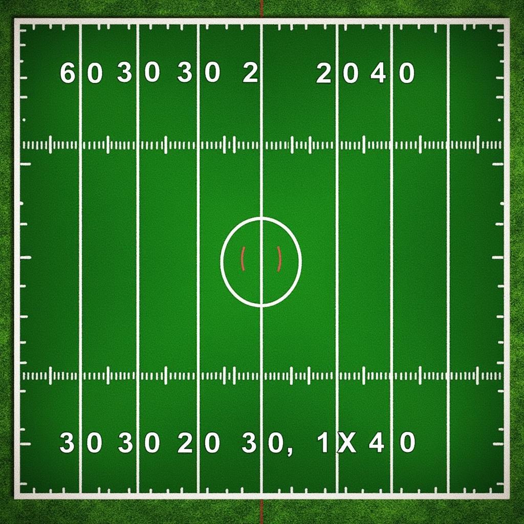 NCAA Football Field Dimensions