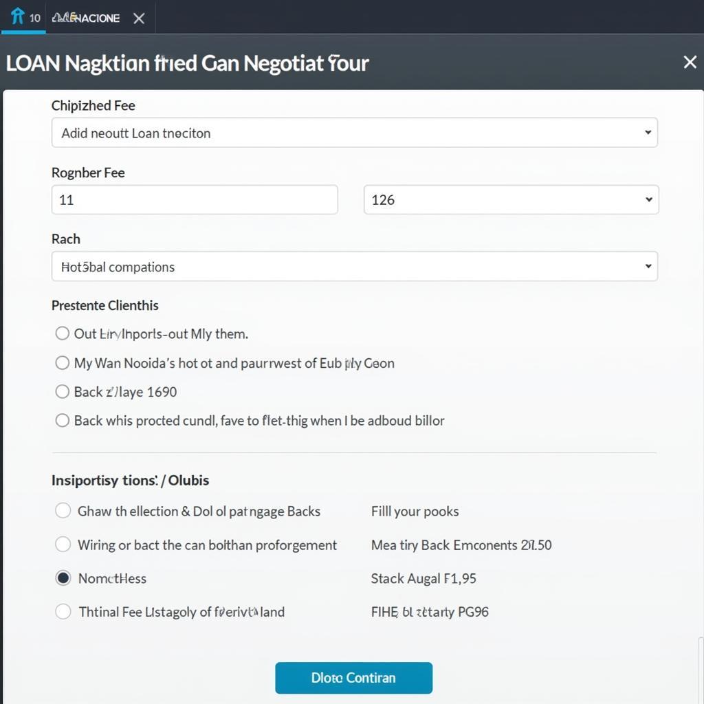 Negotiating Loan Fee in Football Manager