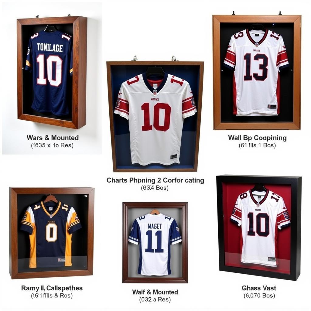 Different Types of NFL Jersey Display Cases