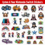 Various Nintendo Switch Stickers