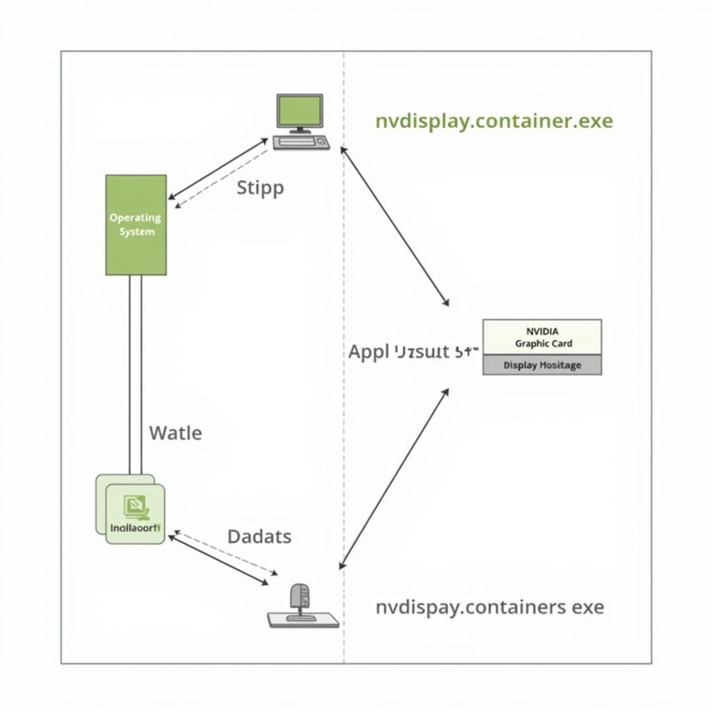 NVIDIA Display Container Process Diagram