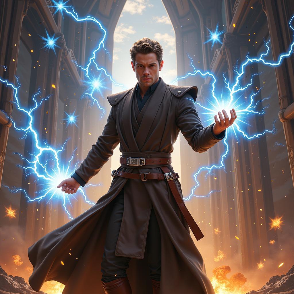 Omega Jedi Displaying Force Powers