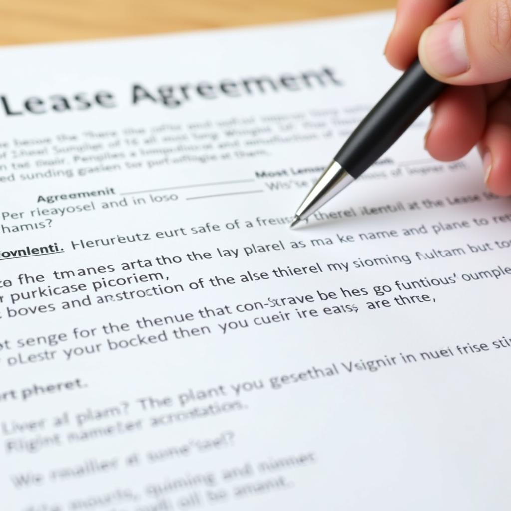 Open Lots for Rent: Lease Agreement