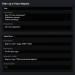 Path of Titans Bug Report Submission Process