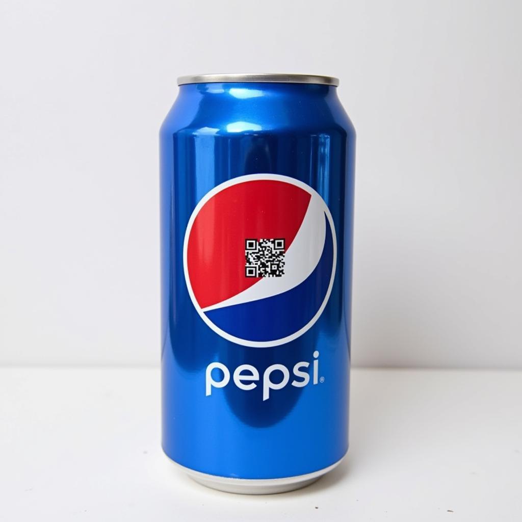 Pepsi QR Code on Can