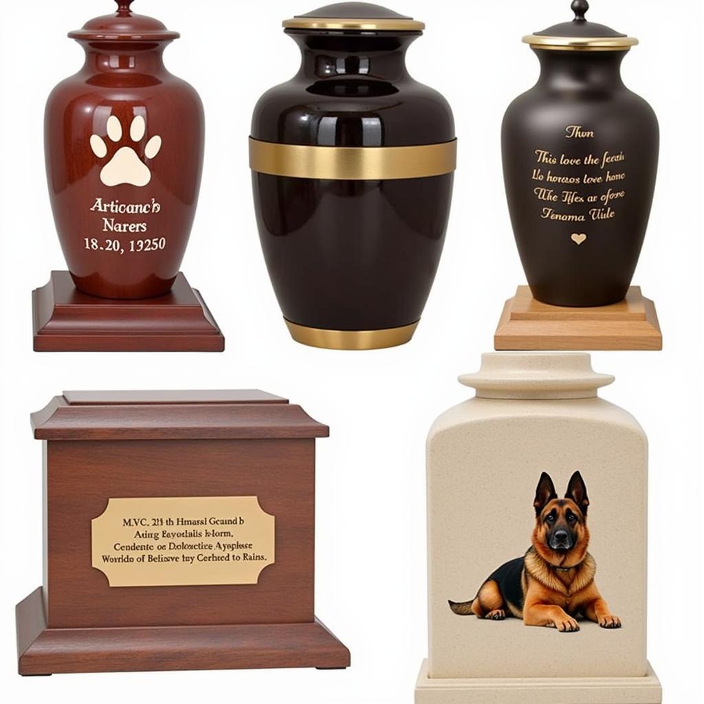 Personalized Urns for German Shepherds