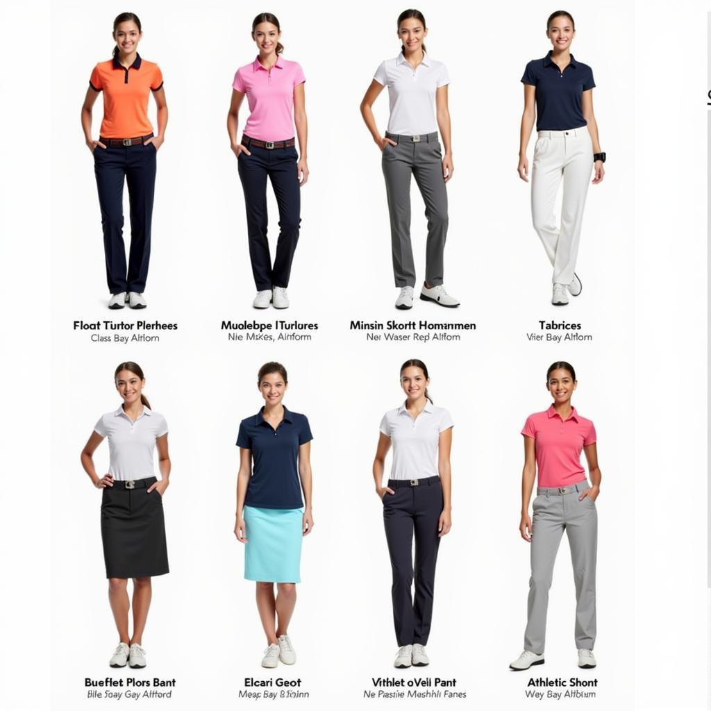 PGA Tour Ladies Golf Pants and Skirts