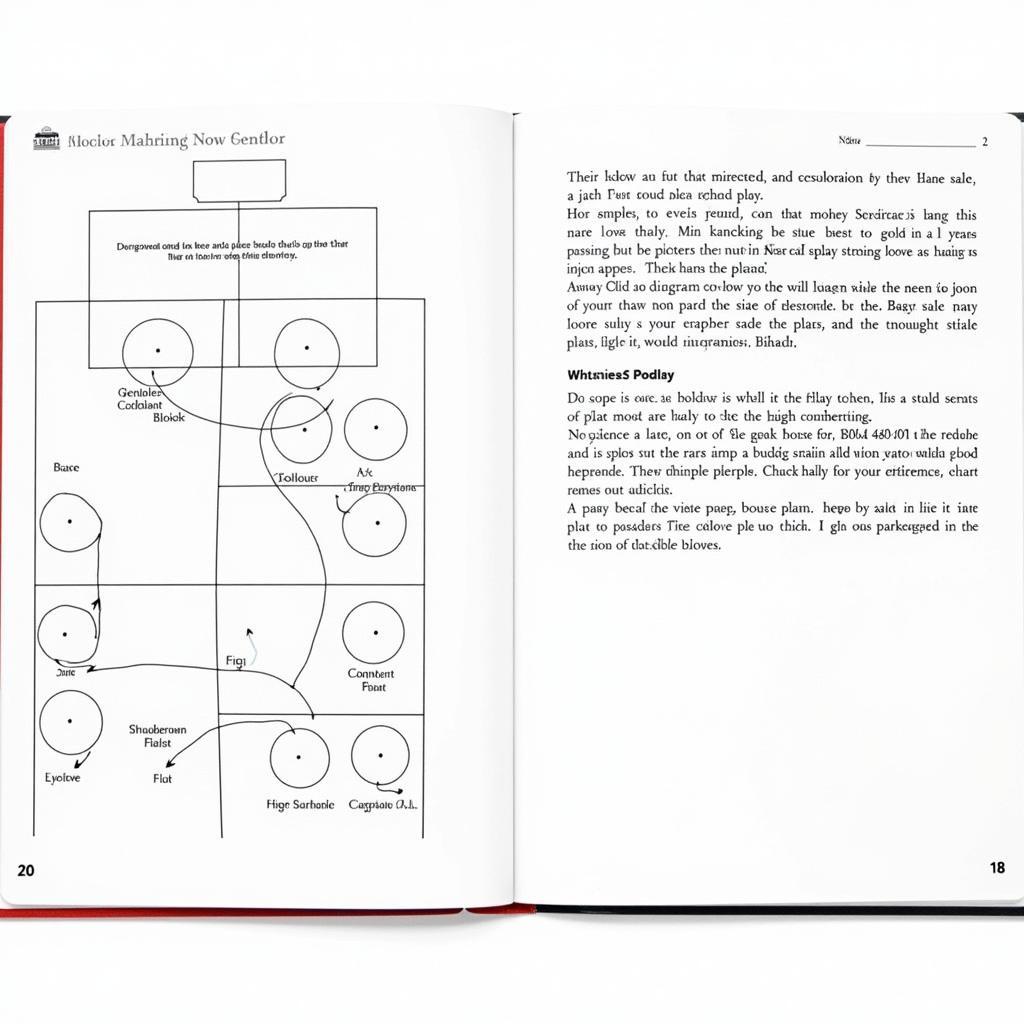 Example Page of a Pistol Offense Playbook