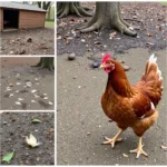 Predator signs near the chicken coop