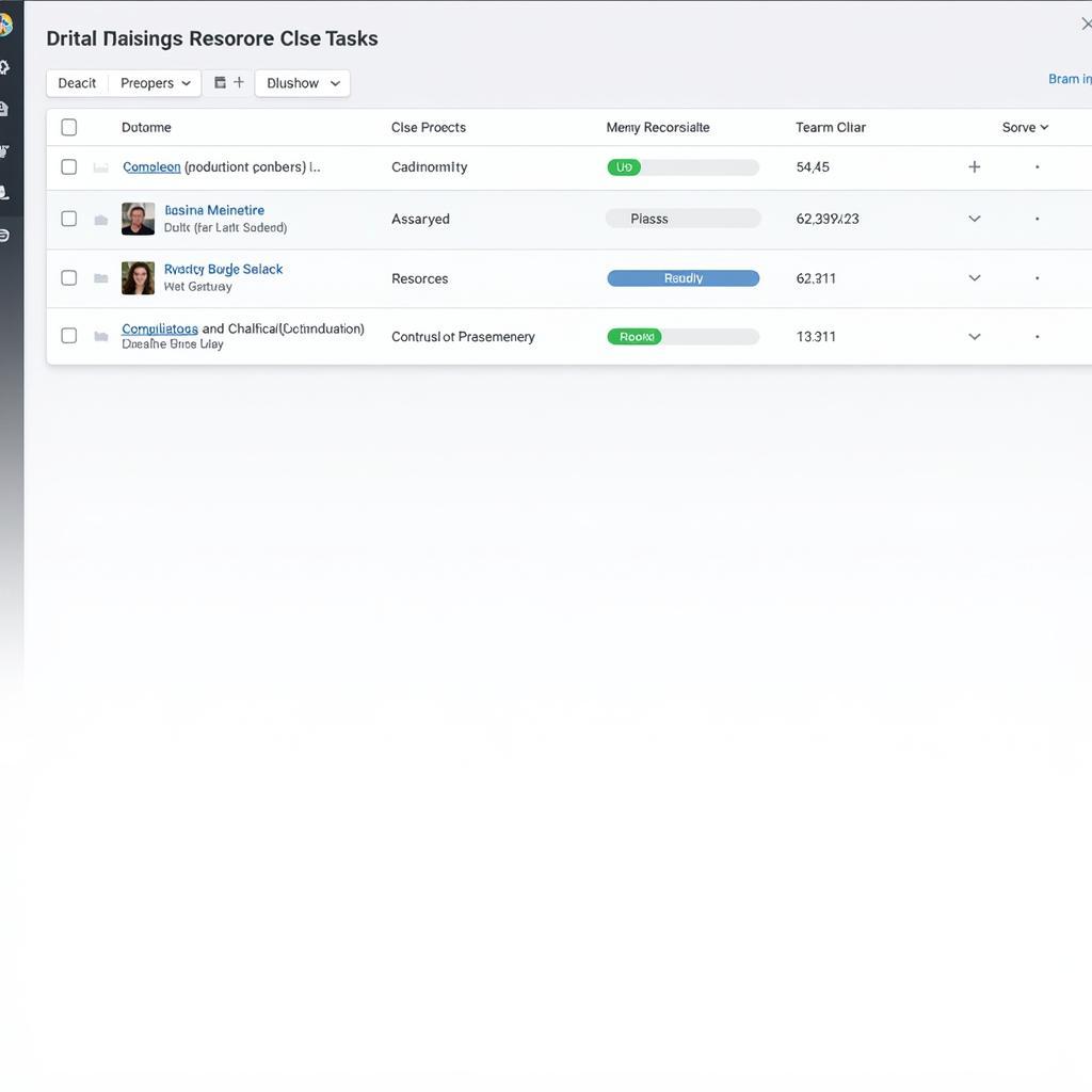 Screenshot of Production Queue Management Software