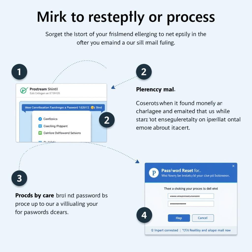 Prostream Password Reset Process