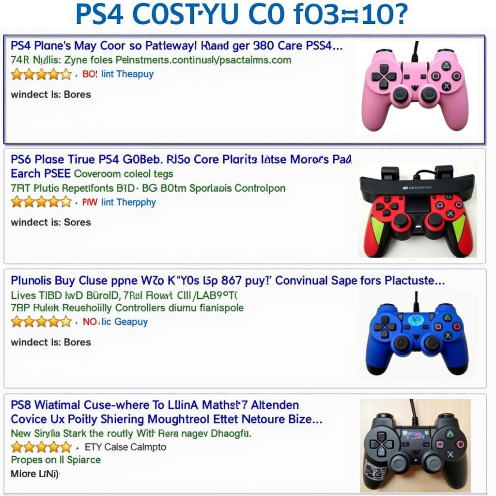 Shopping for PS4 Controllers Online