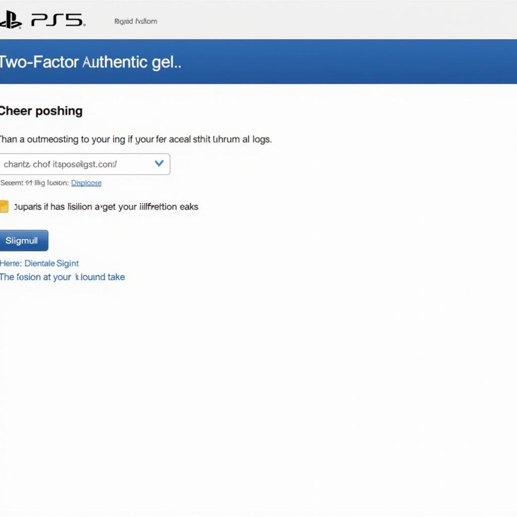 PSN Two-Factor Authentication